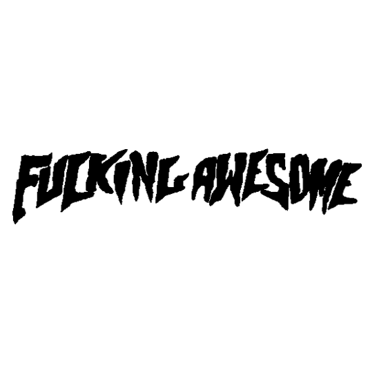 The image shows a black blank design from the fucking awesome collection with no visible objects or patterns