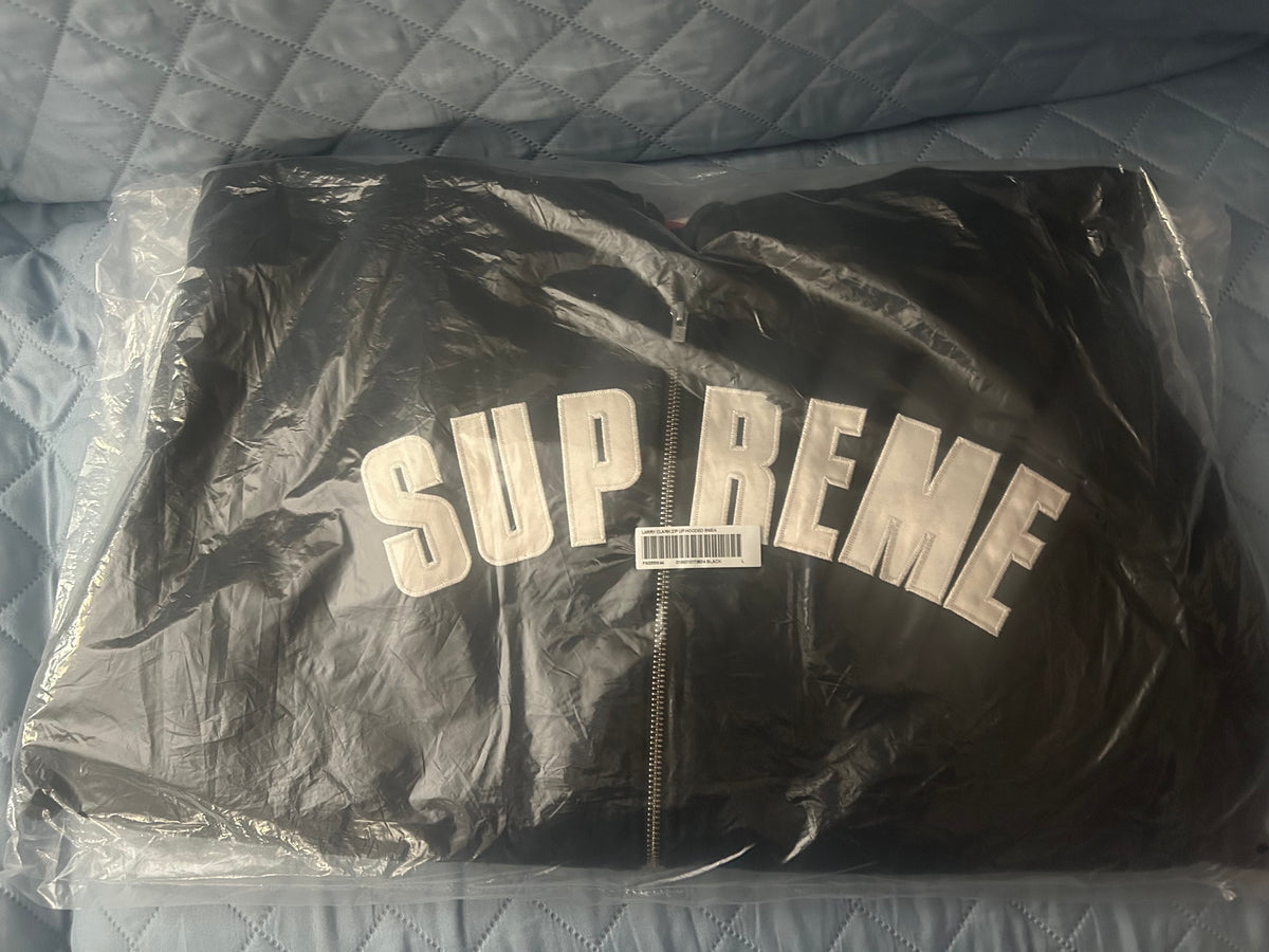 Supreme Larry Clark Zip-Up Hoodie Black Large
