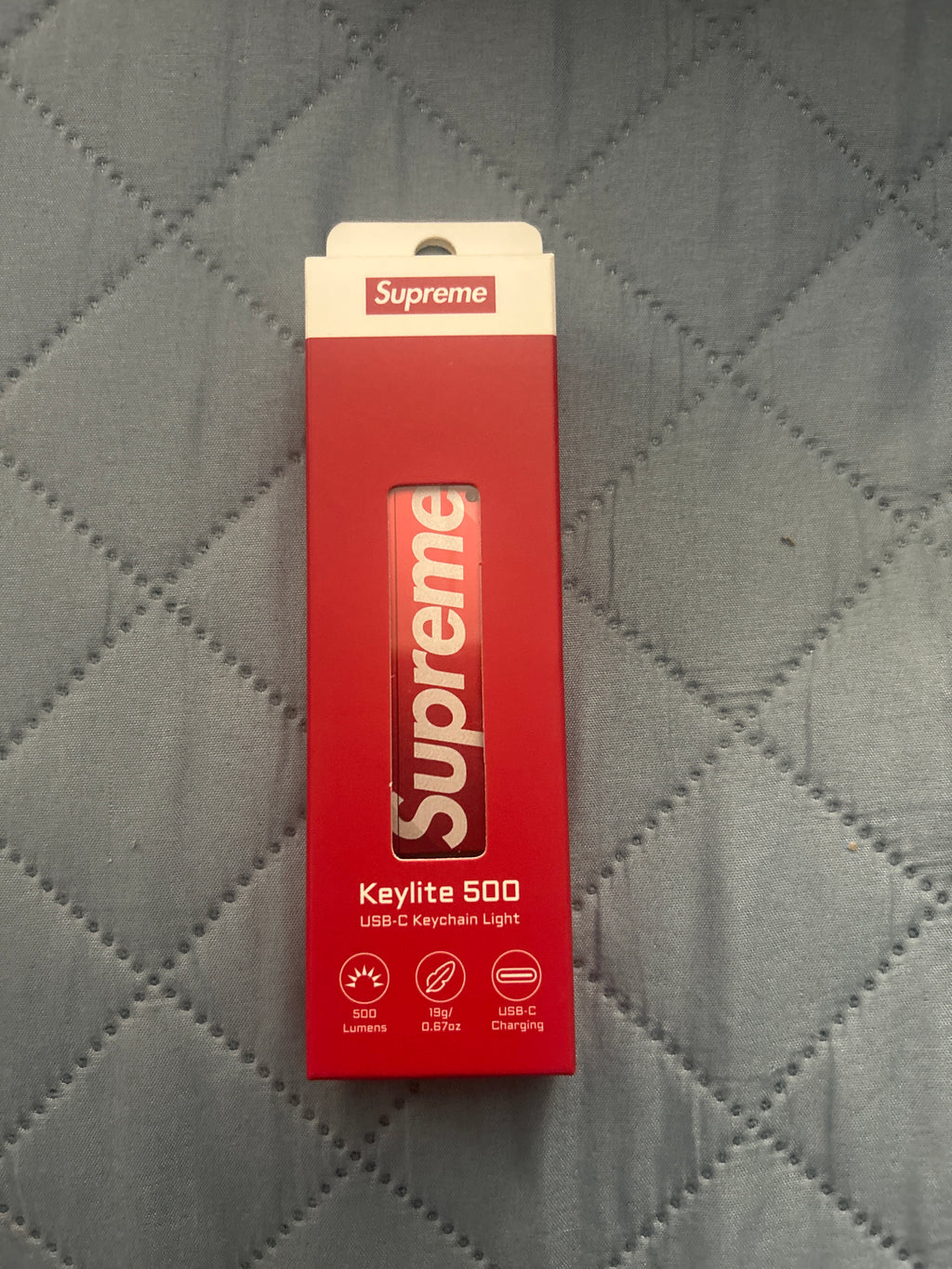 Supreme Acebeam Flashlight Keychain Red