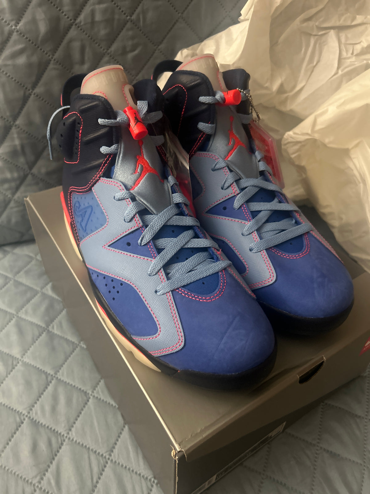Jordan 6 Retro Awake NY Midnight Navy Size 10.5