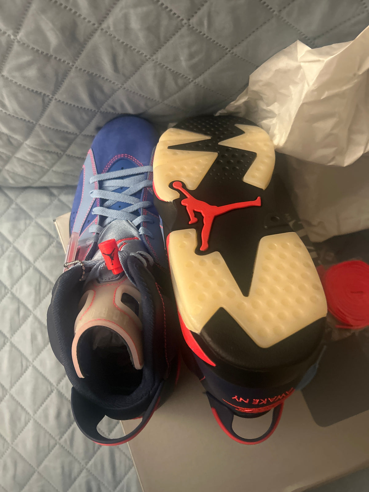 Jordan 6 Retro Awake NY Midnight Navy Size 10.5