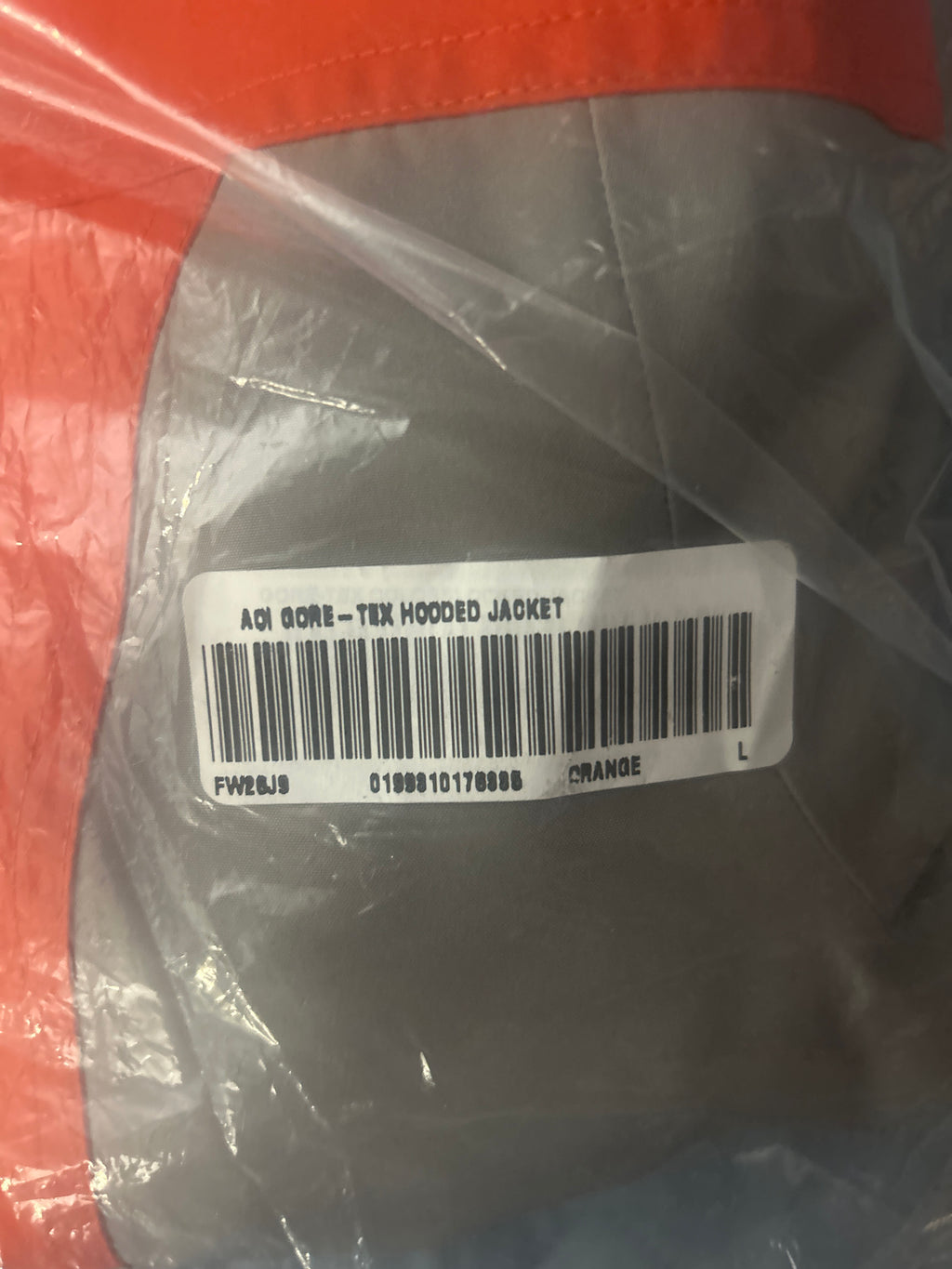 Supreme AOI Gore-Tex Hooded Jacket Orange Large