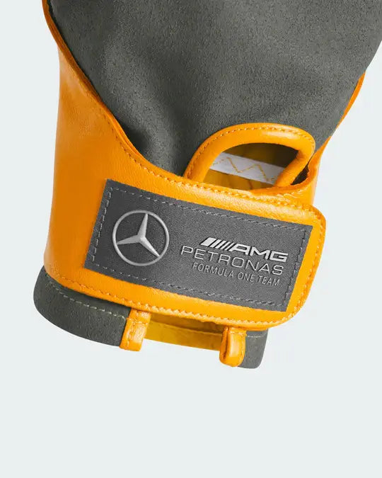 Adidas x Bad Bunny Mercedes AMG F1 Racing Gloves Gold - Accessory