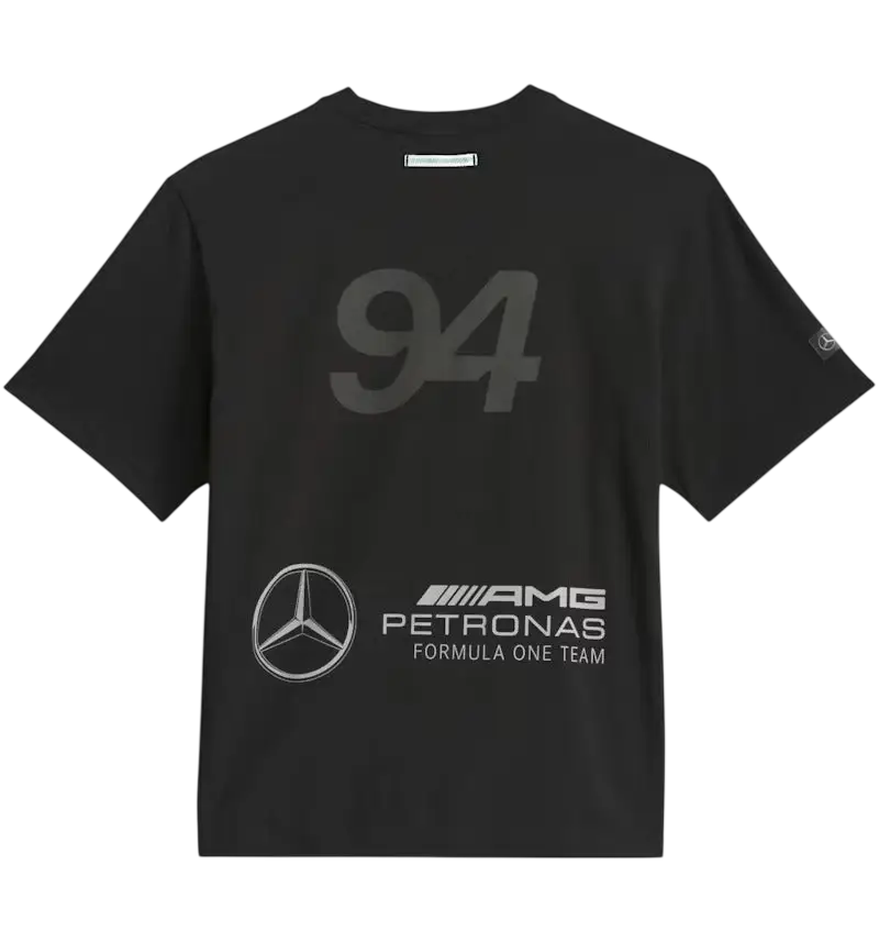 Adidas x Bad Bunny x Mercedes AMG Petronas Formula One Team T-Shirt Black - M