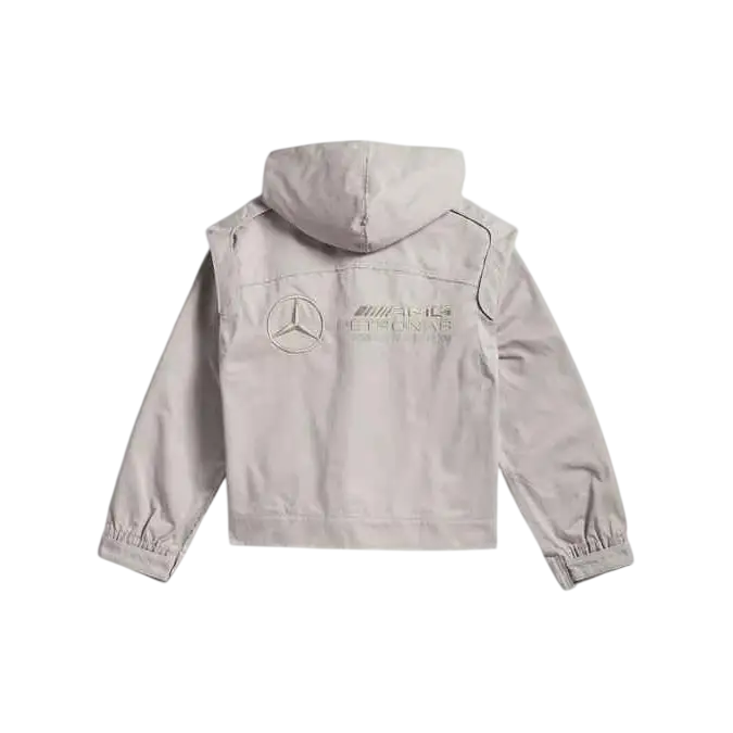 Adidas x Bad Bunny x Mercedes AMG Petronas Formula One Team Zip Up Jacket Clear Granite - M