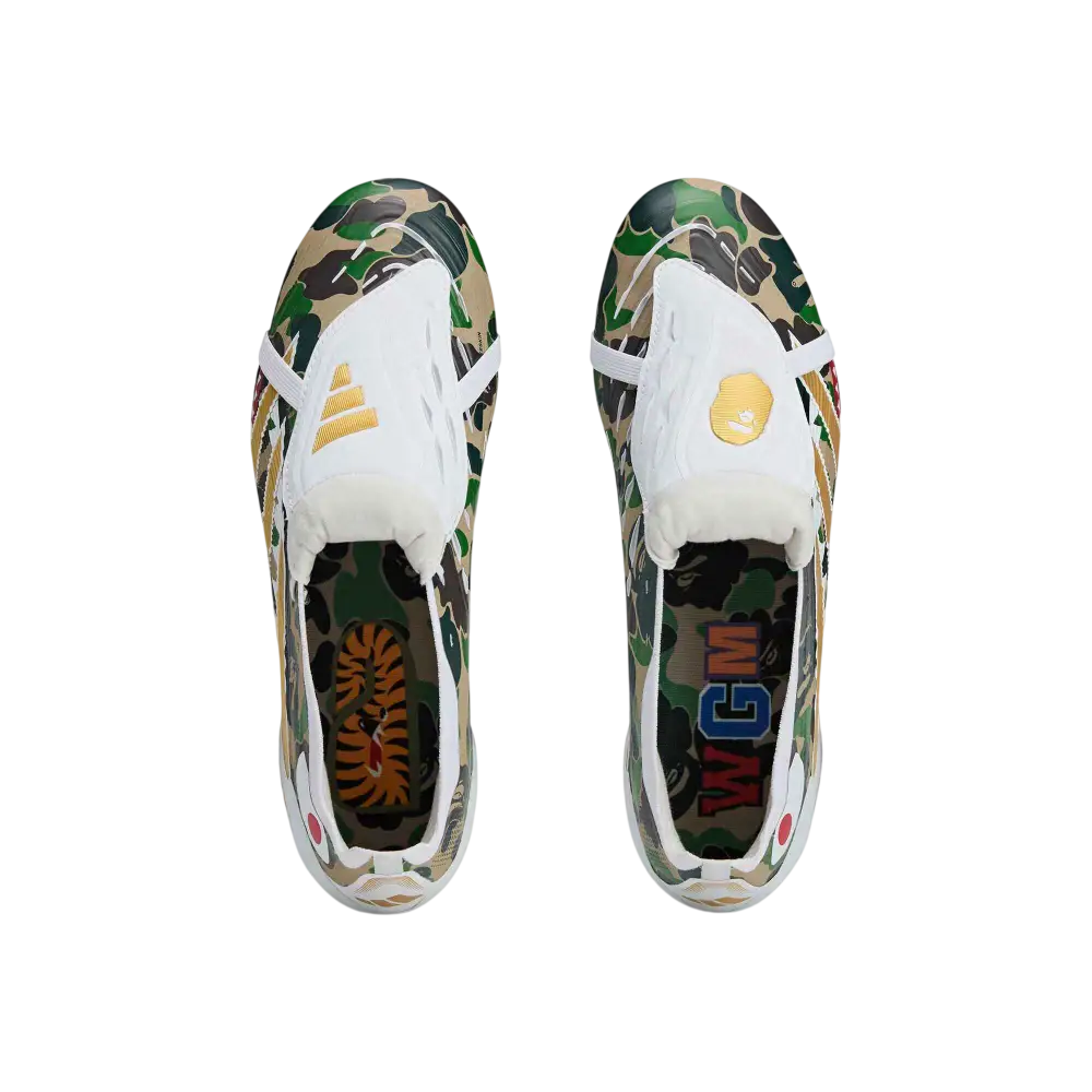 Adidas x Bape Predator Elite Fold Over Tongue Green Camo