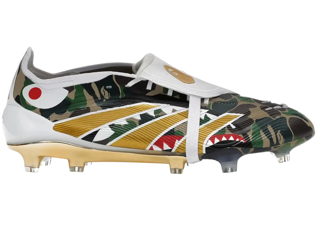 Adidas x Bape Predator Elite Fold Over Tongue Green Camo
