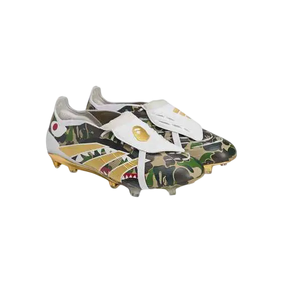 Adidas x Bape Predator Elite Fold Over Tongue Green Camo