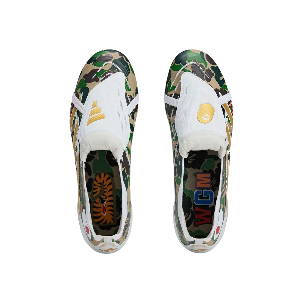 Adidas x Bape Predator Elite Fold Over Tongue Green Camo
