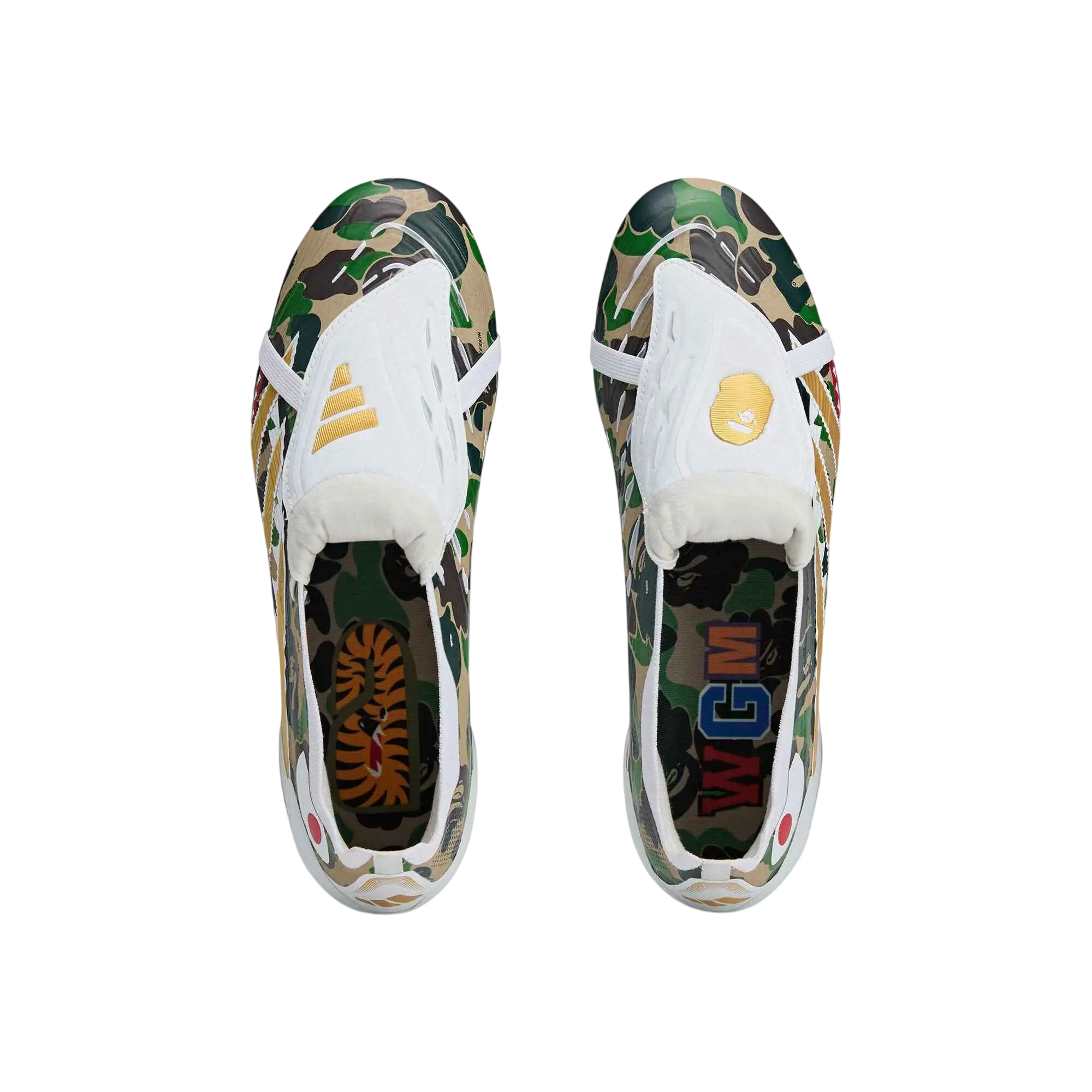 Adidas x Bape Predator Elite Fold Over Tongue Green Camo