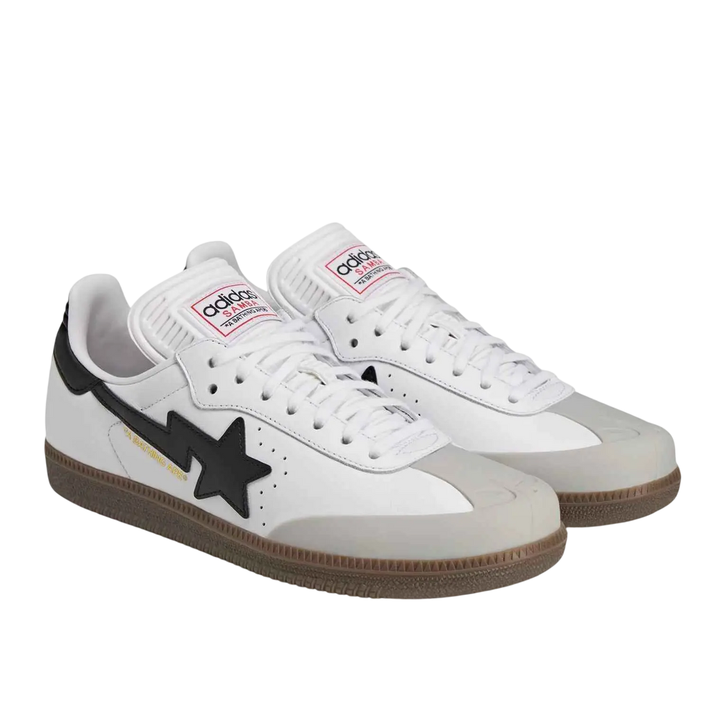 Adidas x Bape Samba White/Black Gum - 10