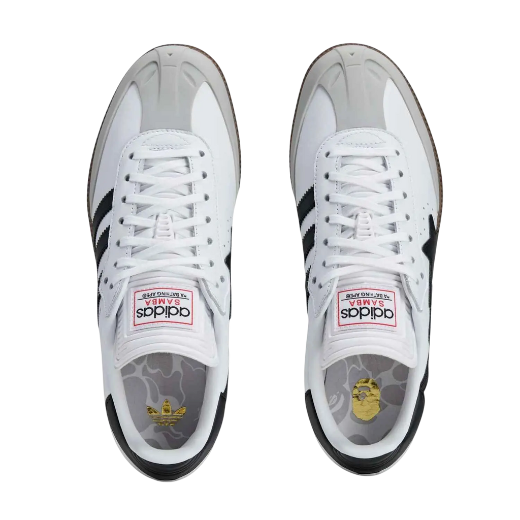 Adidas x Bape Samba White/Black Gum - 10