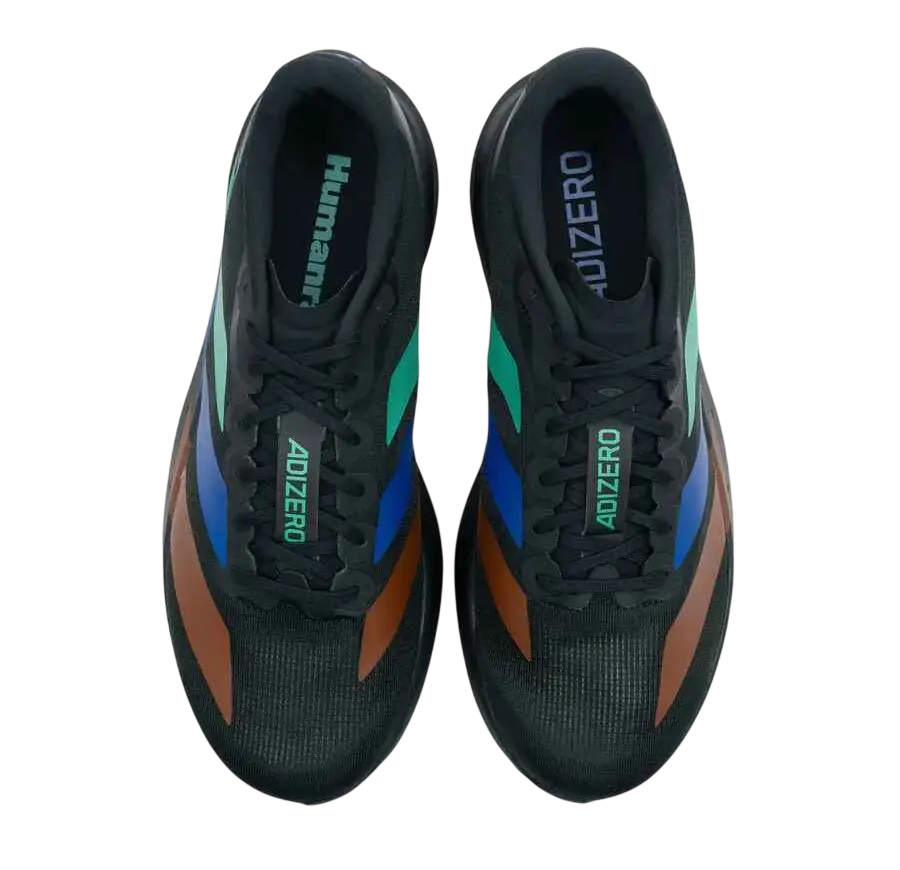 Adidas x Pharrell Williams Adizero EVO SL Black/Court Green/Lucid Blue - 10