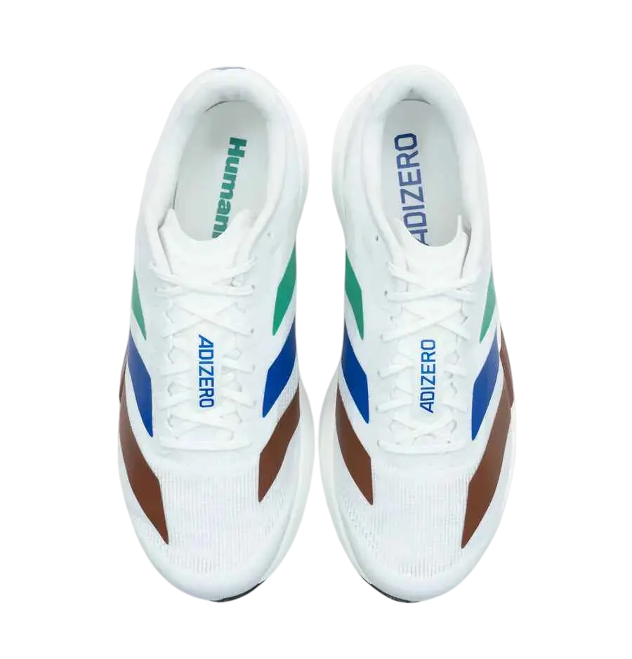 Adidas x Pharrell Williams Adizero EVO SL White/Court Green/Lucid Blue - 10