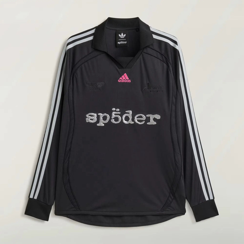 Adidas x Sp5der Long Sleeve Soccer Jersey Black Large