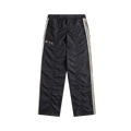Black adidas x thug club teamgeist sweat pants with white side stripes and embroidered logo on the thigh