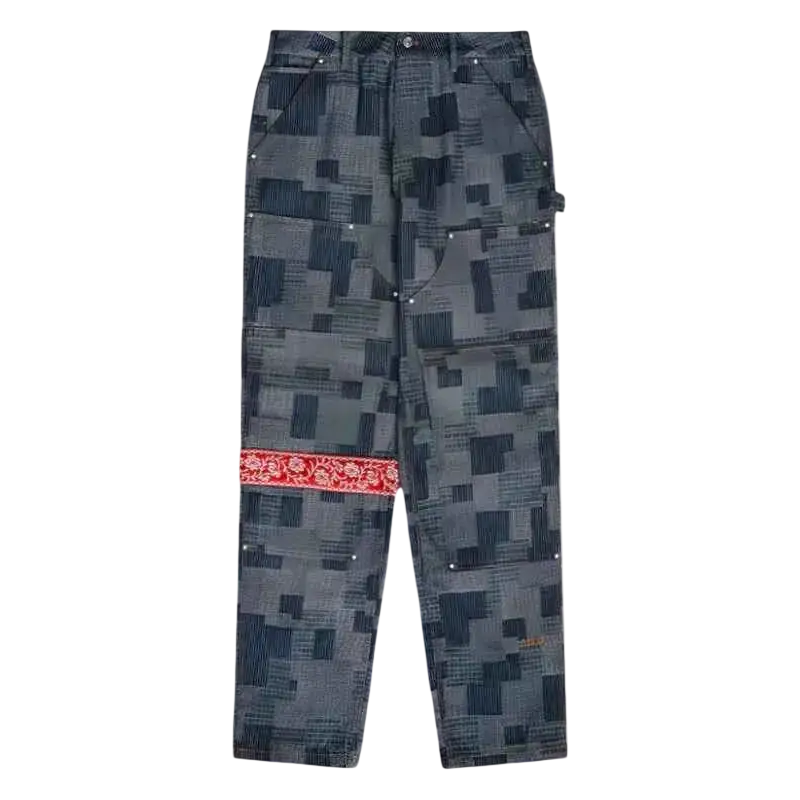 Advisory Board Crystals Rivet Patchwork Double Knee Denim - 30