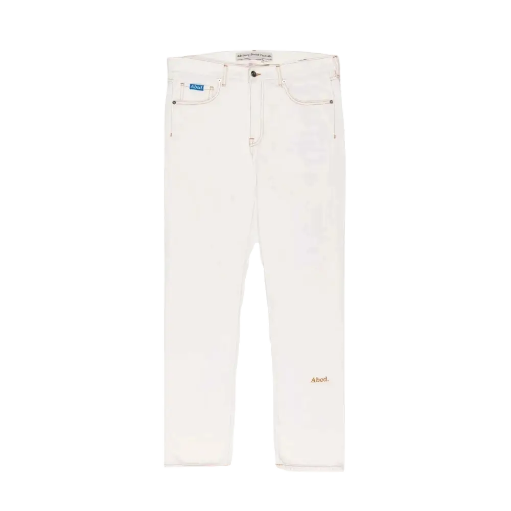 Advisory Board Crystals Slim Fit White Jeans - 30