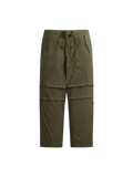 Alpha Industries lightweight parachute pants green khaki cargo pants with drawstring waist and multiple pockets