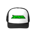 AMFM Snapback Trucker Hat Black White Green - One size