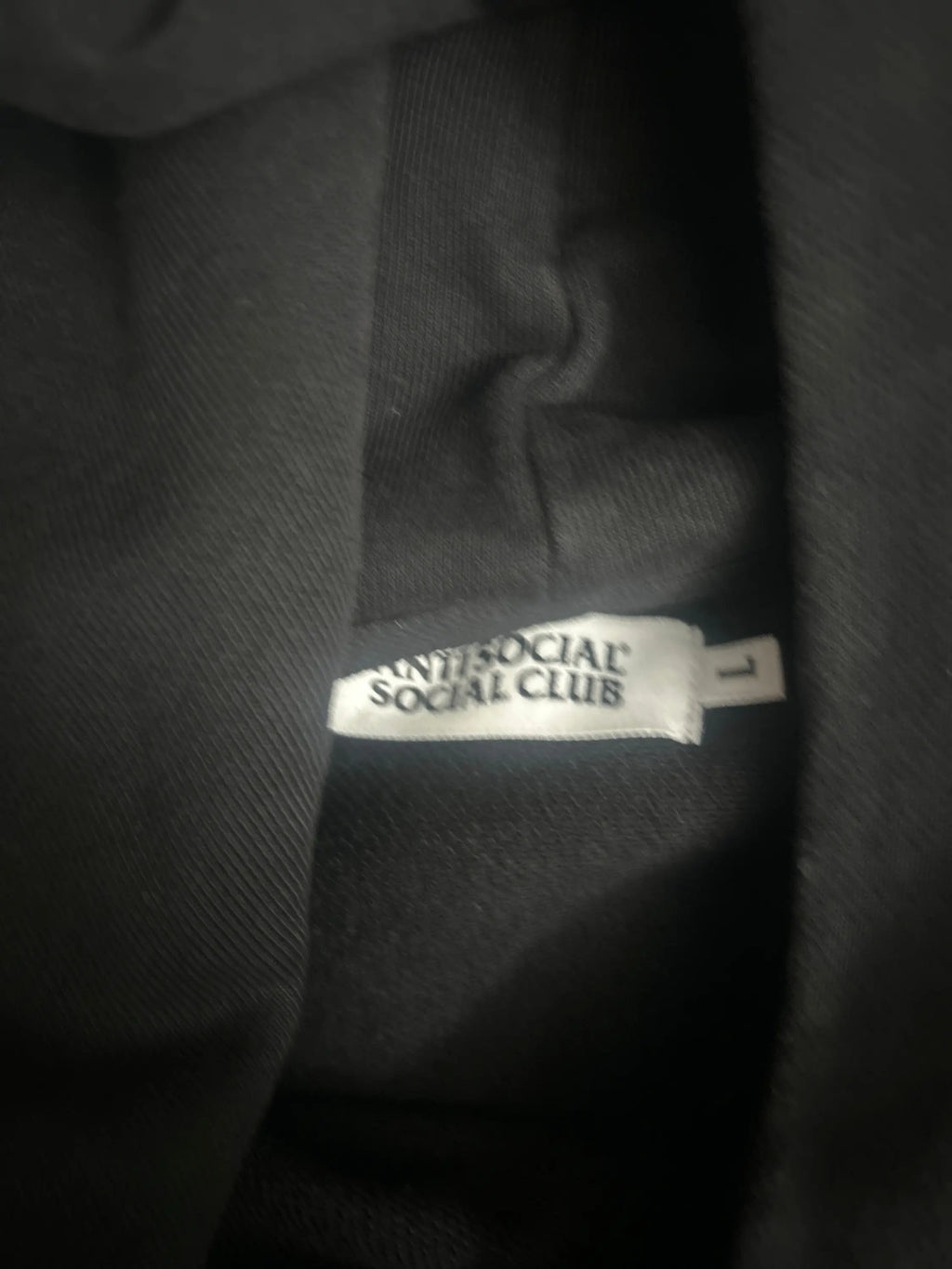 Anti Social Social Club Studded Mind Games Hoodie Black Large