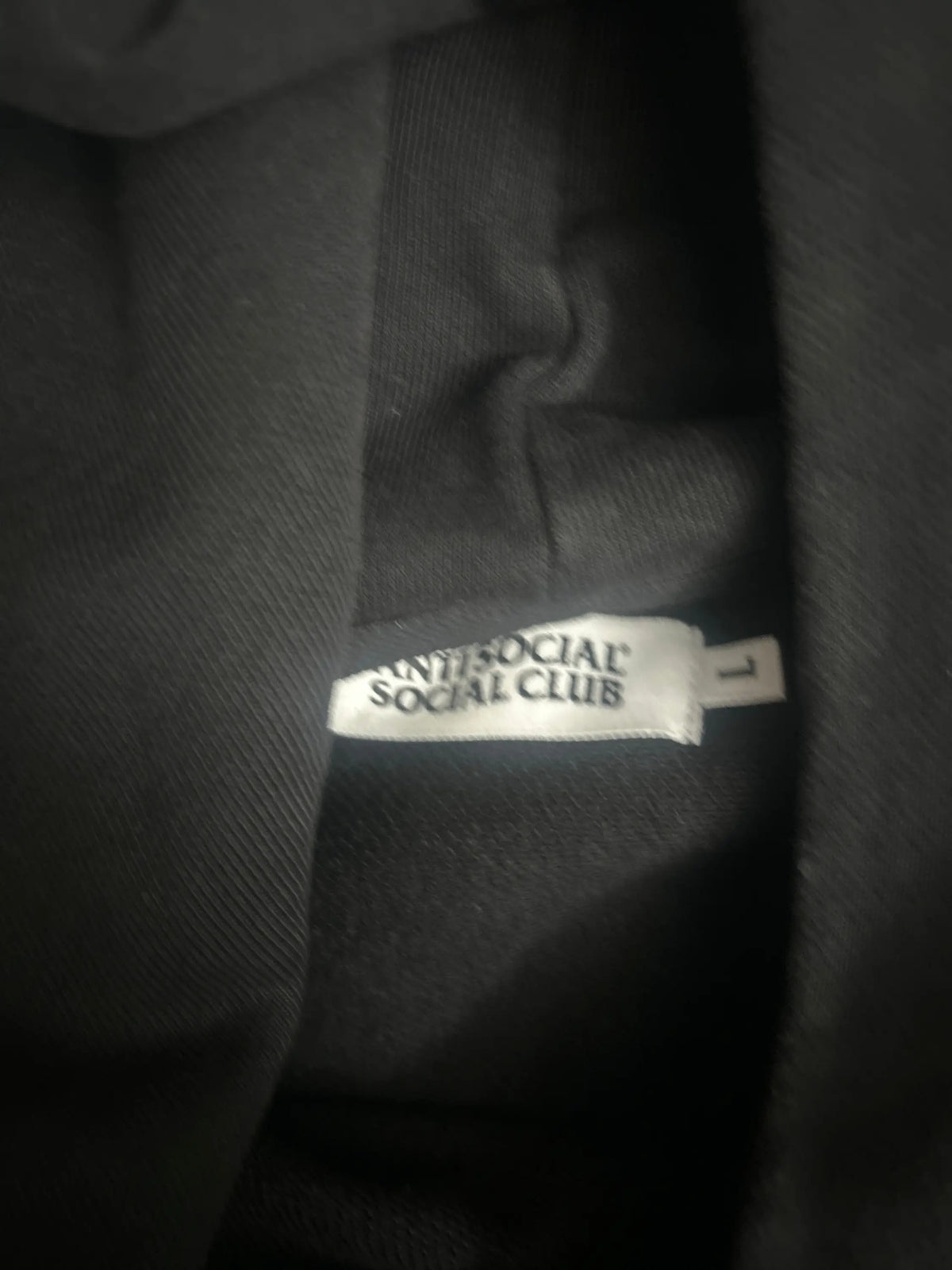 Anti Social Social Club Studded Mind Games Hoodie Black Large