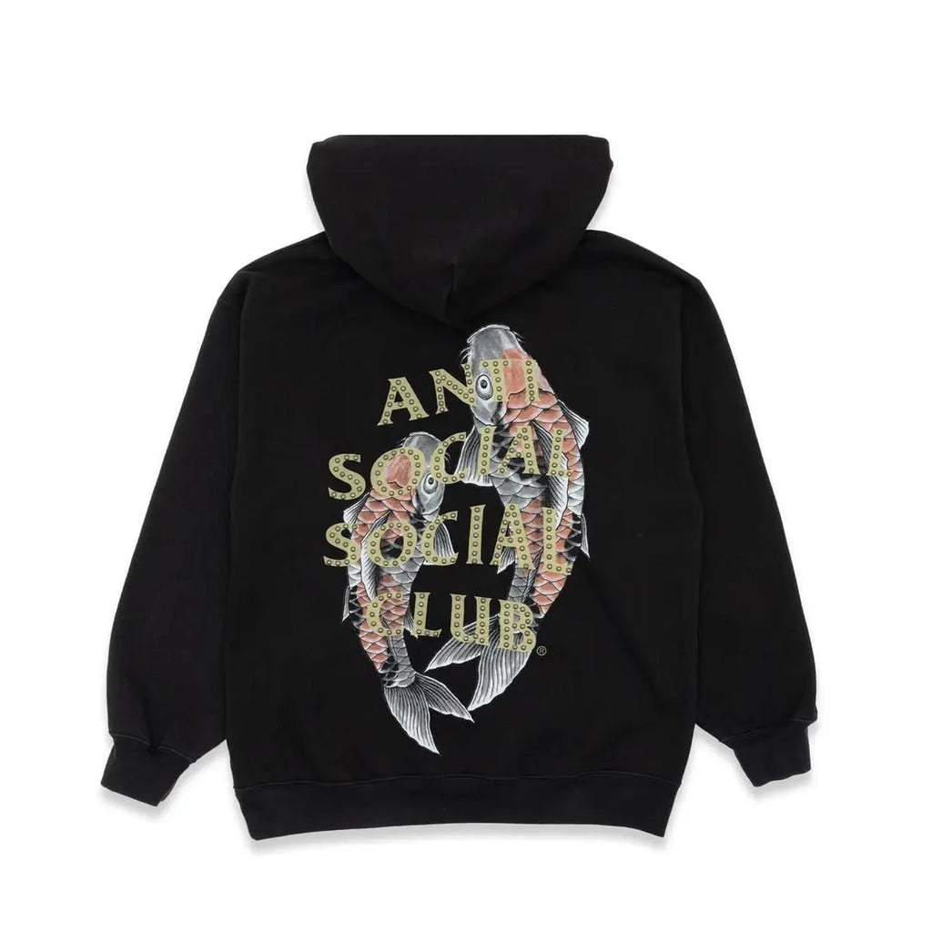 Anti Social Social Club Studded Mind Games Hoodie Black Large