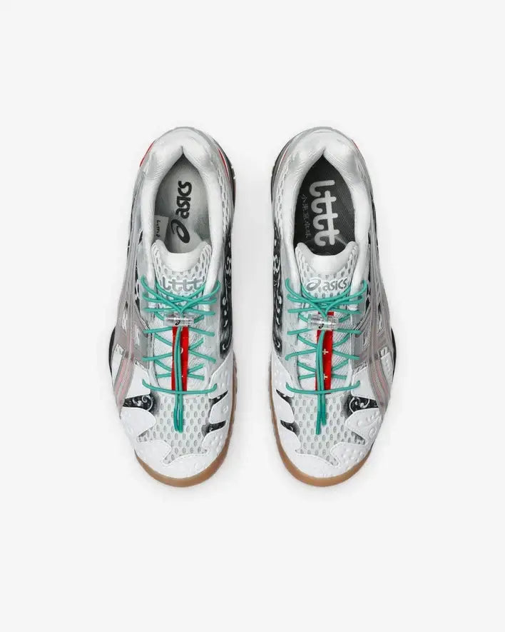 ASICS Gel-Resolution 5 Little Tokyo Table Tennis White Red Size 10.5