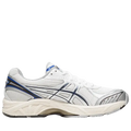 Asics GT-2160 white deep marine running shoe with blue and black mesh upper and cushioned sole for support