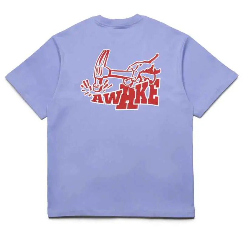 Awake NY Hammer T-Shirt Periwinkle - L