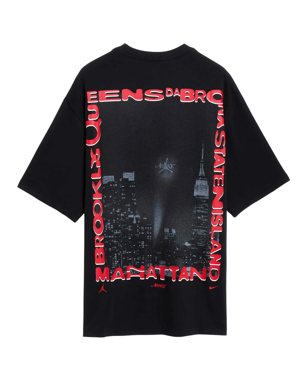Awake NY Jordan Tee Black - M