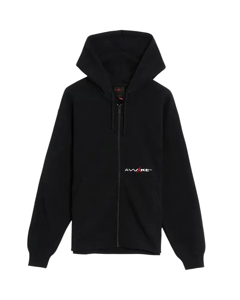 Awake NY Jordan Zip Up Hoodie Black - L