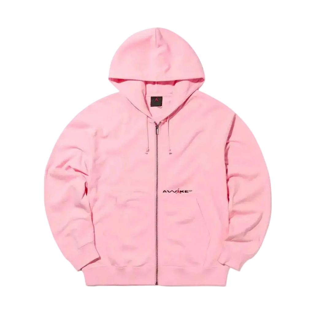Awake NY Jordan Zip Up Hoodie Pink - L