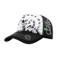 b.Eautiful b.i Foam Trucker Hat Black Satin/Ants