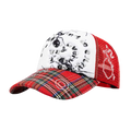 b.Eautiful b.i Foam Trucker Hat Red Plaid/Ants