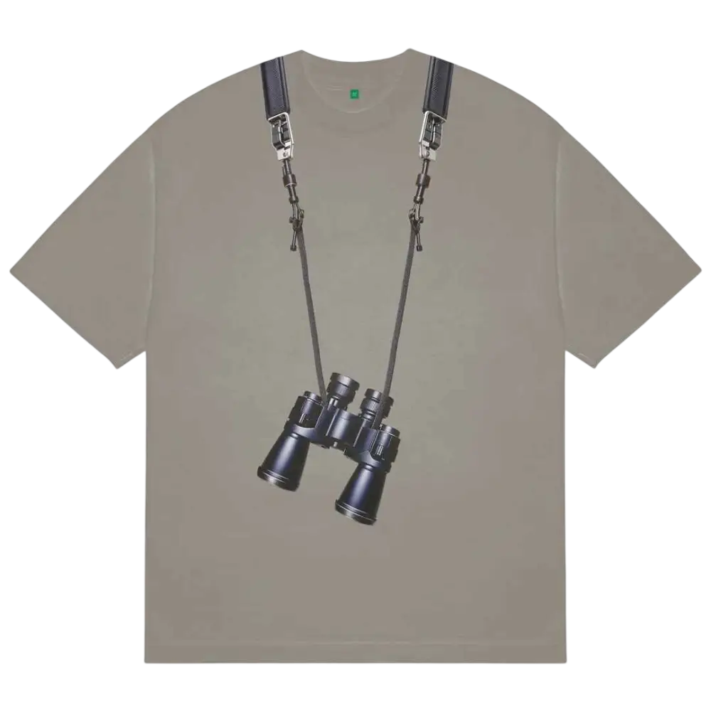 b.Eautiful Bird Watching T-shirt Mushroom - M