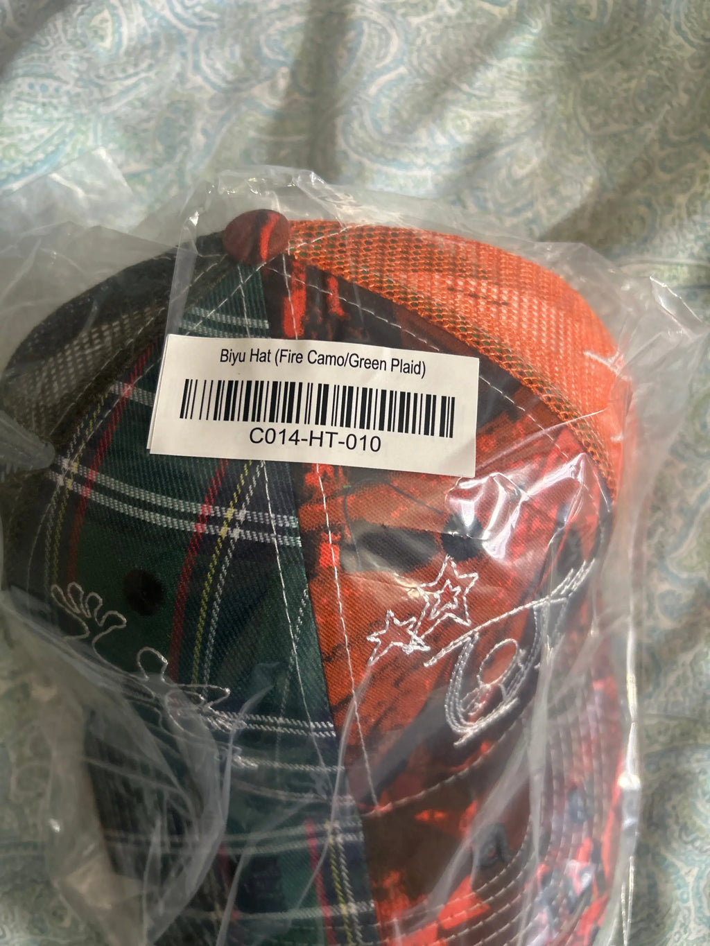 b.Eautiful Biyu Hat Fire Camo/Green