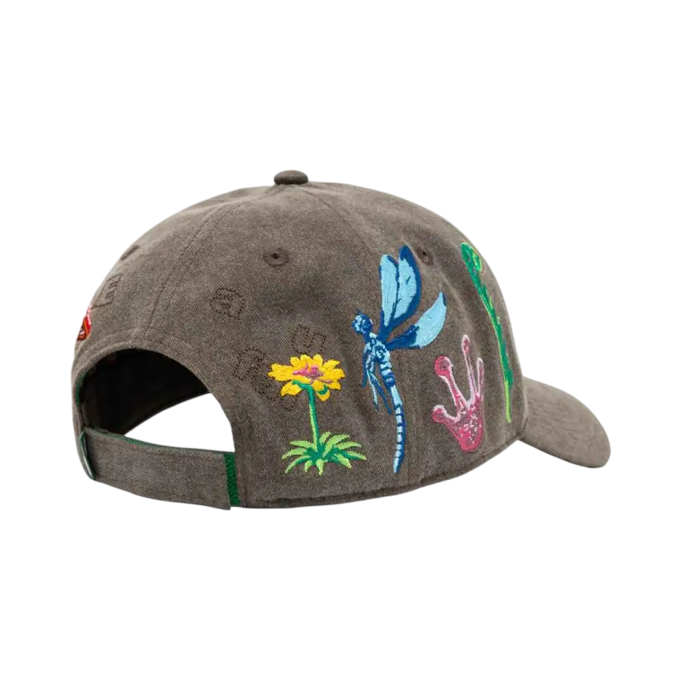 b.Eautiful Critters 6 Panel Hat Washed Brown
