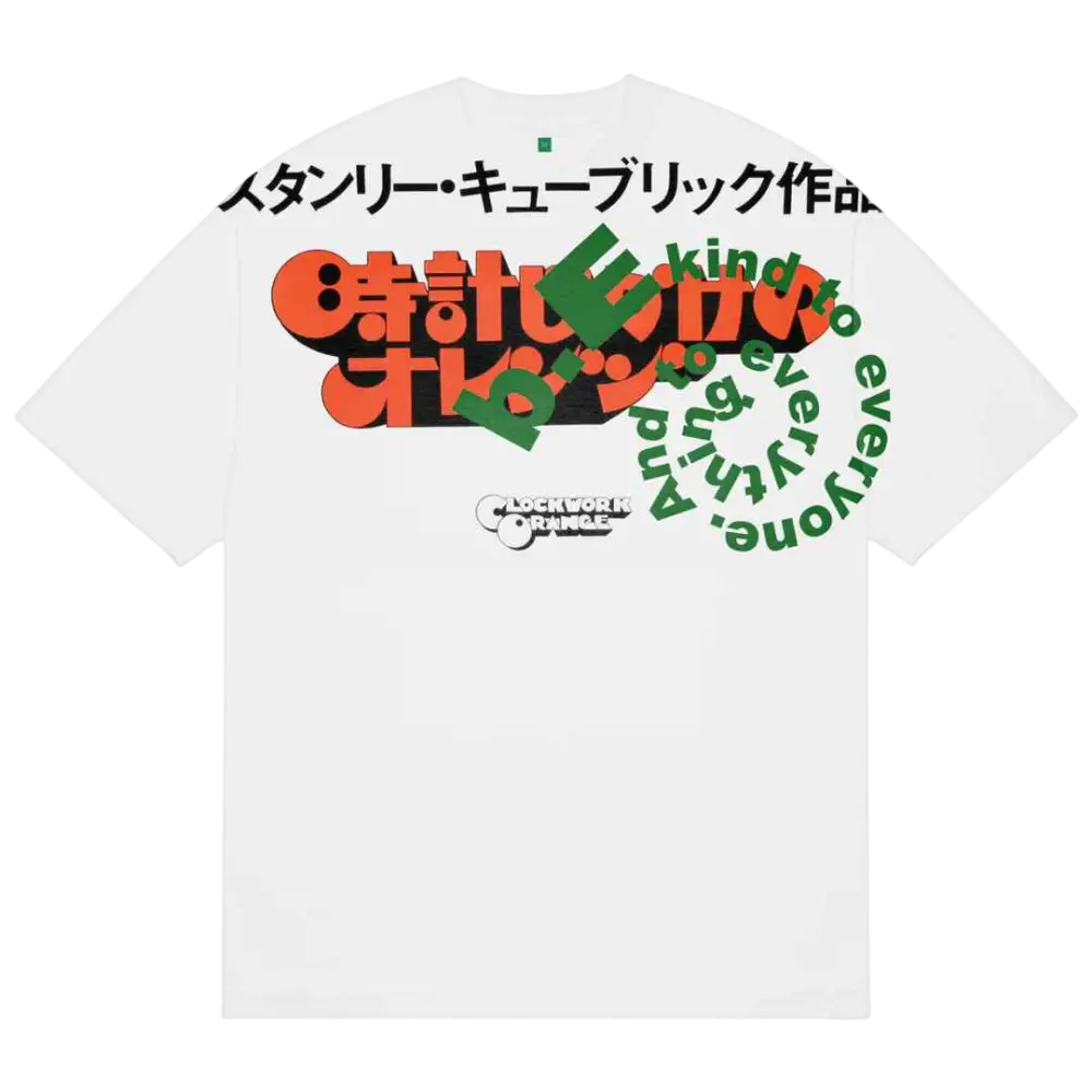 b.Eautiful Orange T-Shirt White - L