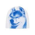 b.Eautiful Shiba Beanie White/Blue