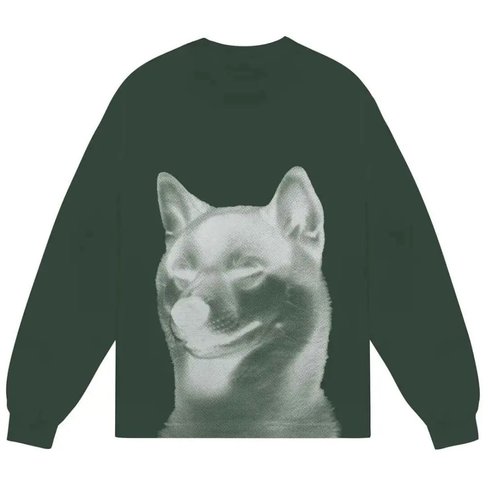 b.Eautiful Shiba Long Sleeve Green - M