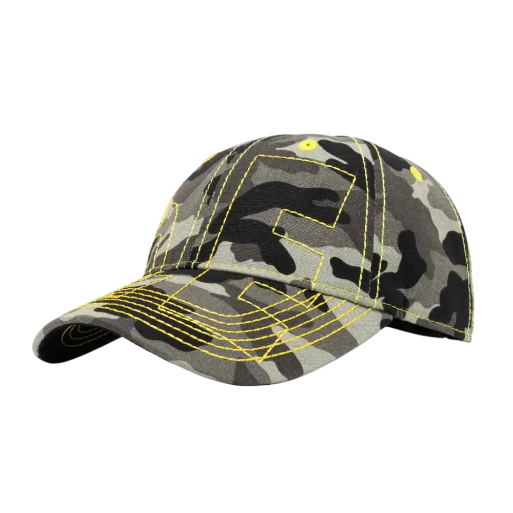 b.Eautiful Vapor 6 Panel Hat Dark Grey/Camo