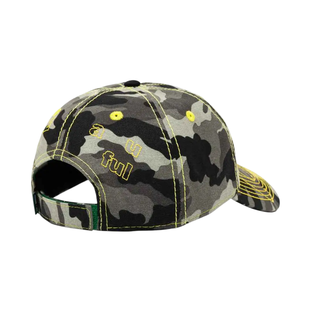 b.Eautiful Vapor 6 Panel Hat Dark Grey/Camo