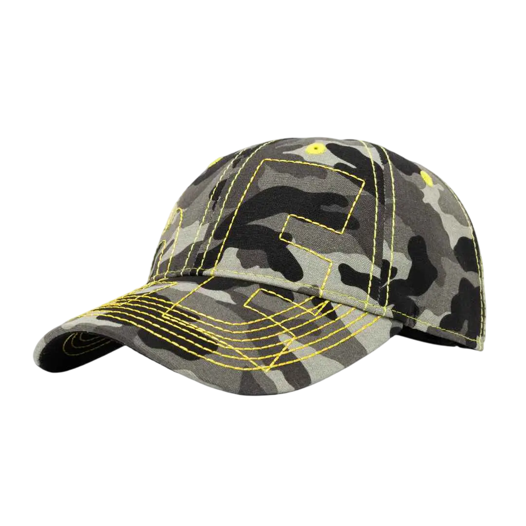 b.Eautiful Vapor 6 Panel Hat Dark Grey/Camo
