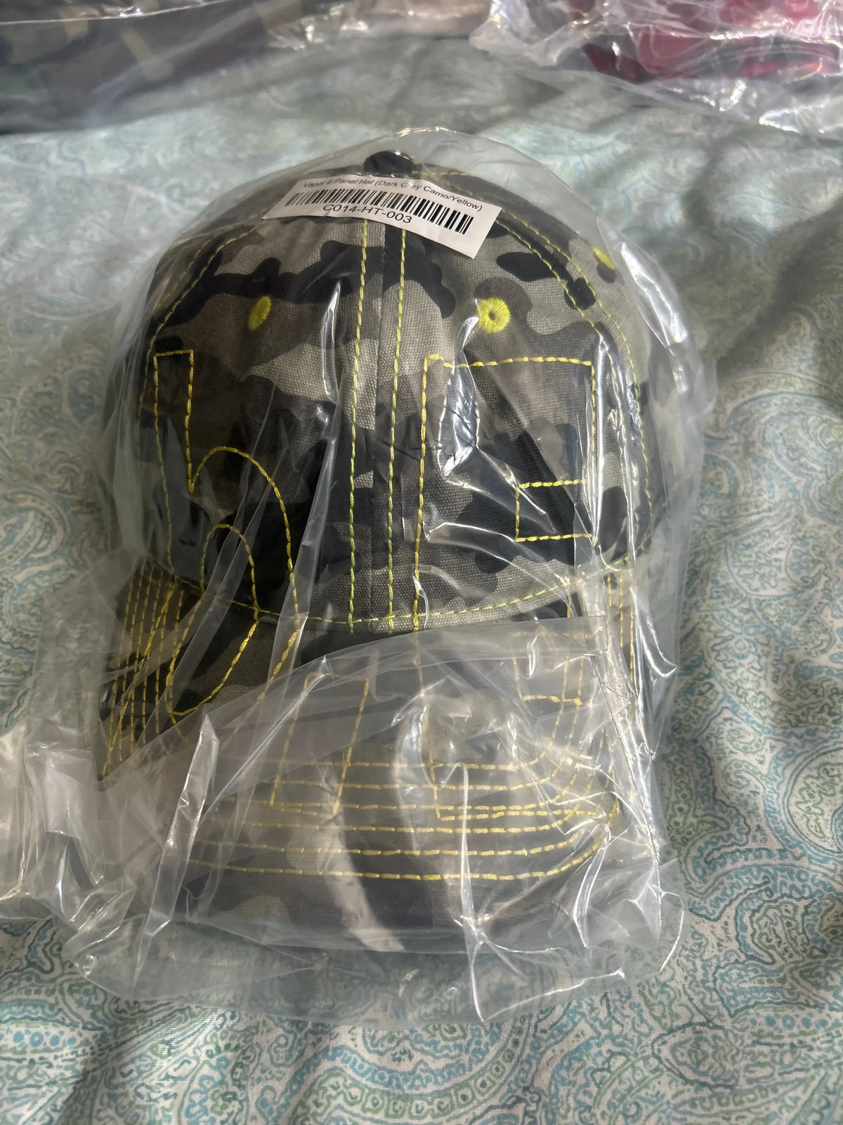 b.Eautiful Vapor 6 Panel Hat Dark Grey/Camo