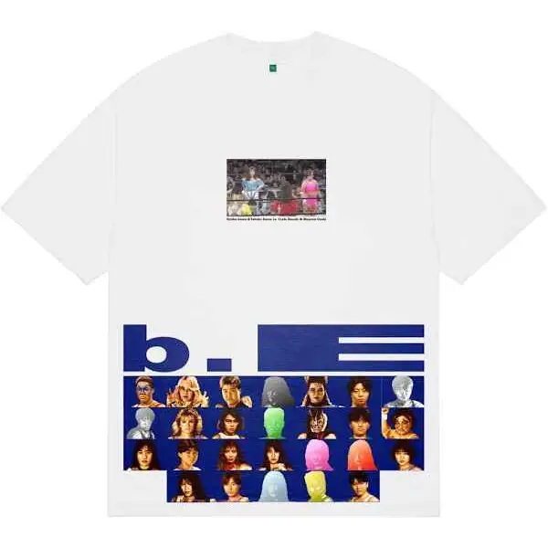 b.Eautiful Wrestling Tee White - M