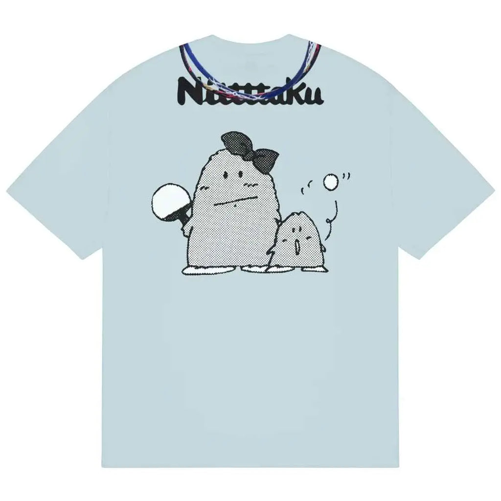 b.Eautiful x Little Tokyo Table Tennis Joy T-Shirt Light Blue - M