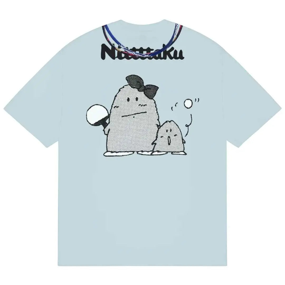 b.Eautiful x Little Tokyo Table Tennis Joy T-Shirt Light Blue - M