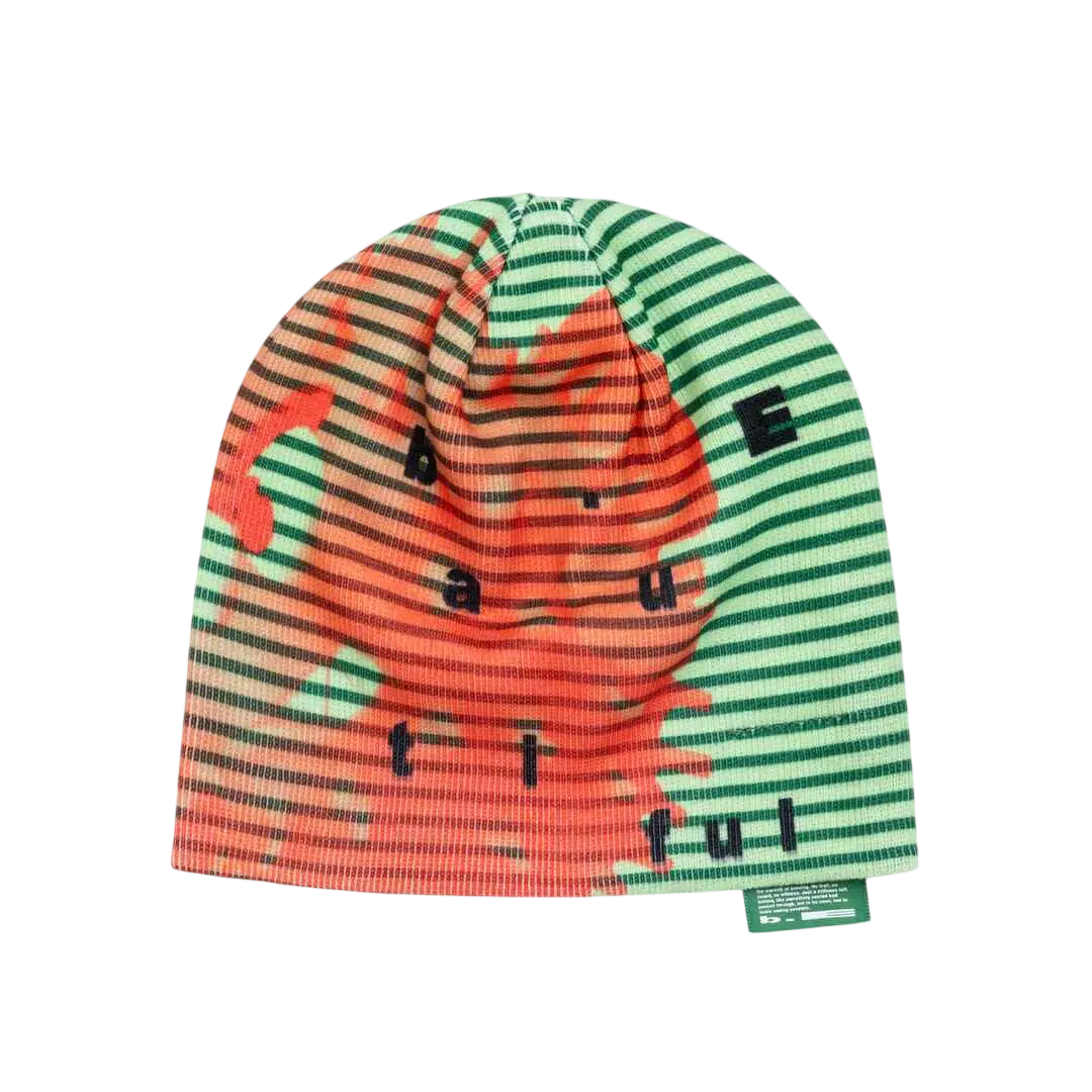 b.Eautiful x Little Tokyo Table Tennis Puffy Fish Beanie Red/Lime