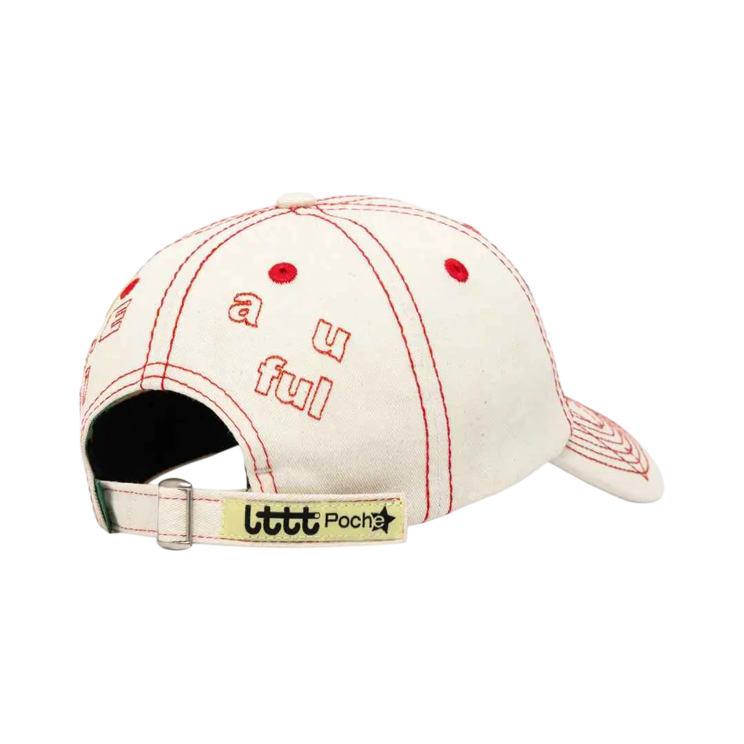 b.Eautiful x Little Tokyo Table Tennis Vapor Hat Natural/Red